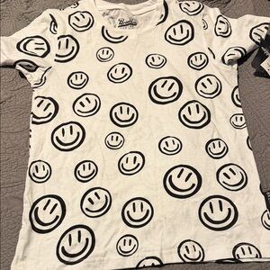 Brooklyn Cloth Kids Black and White Smiley Tee